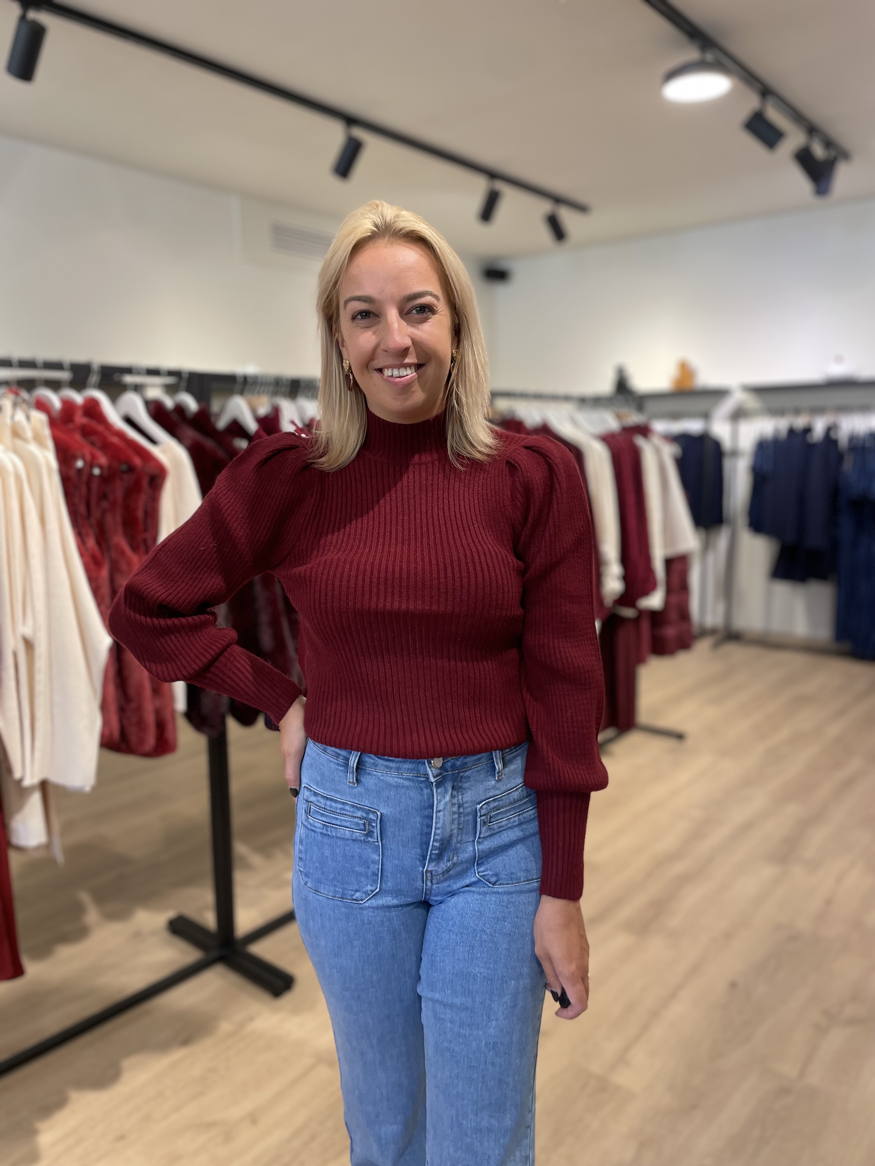 Pull - bordeaux