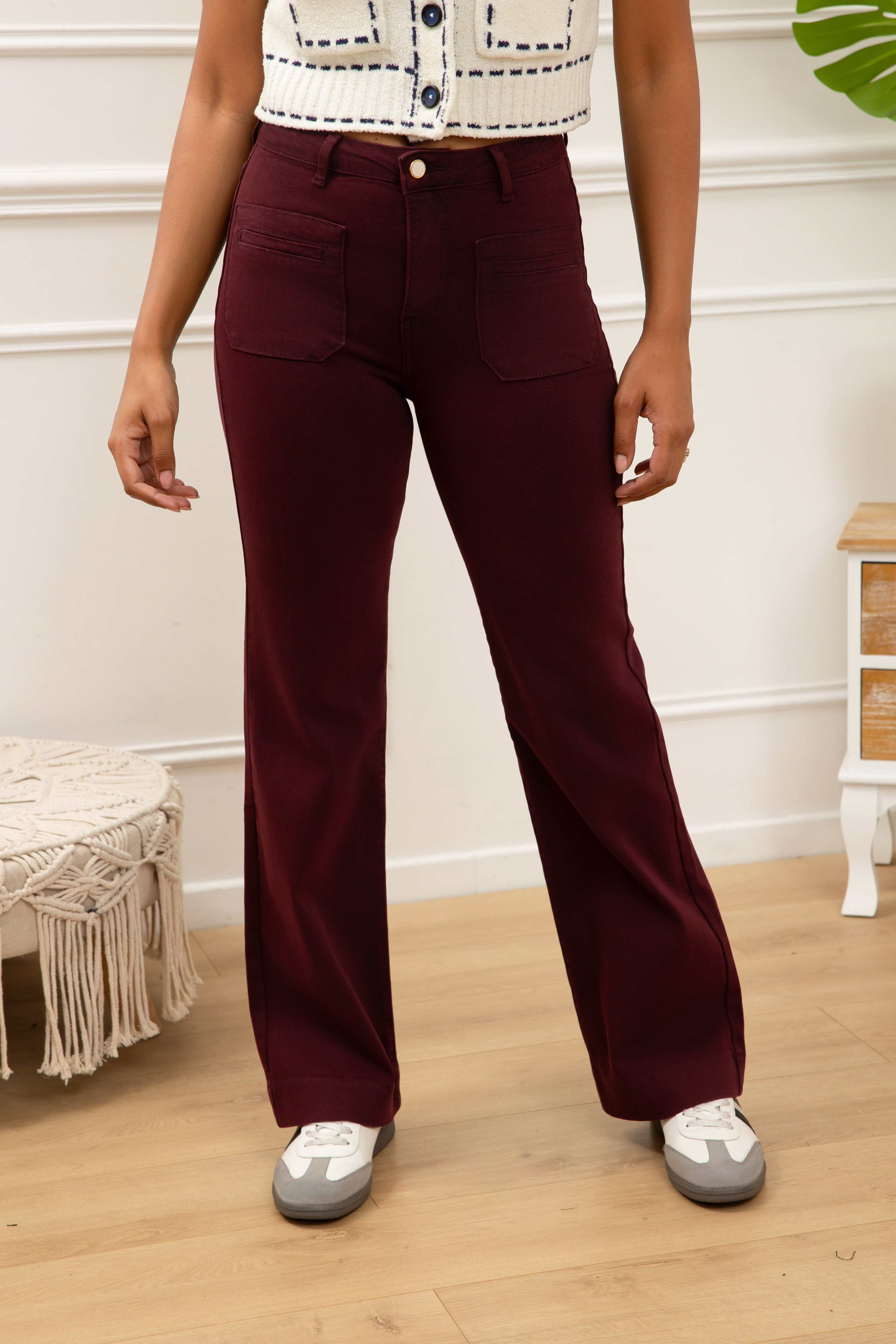 Broek - bordeaux