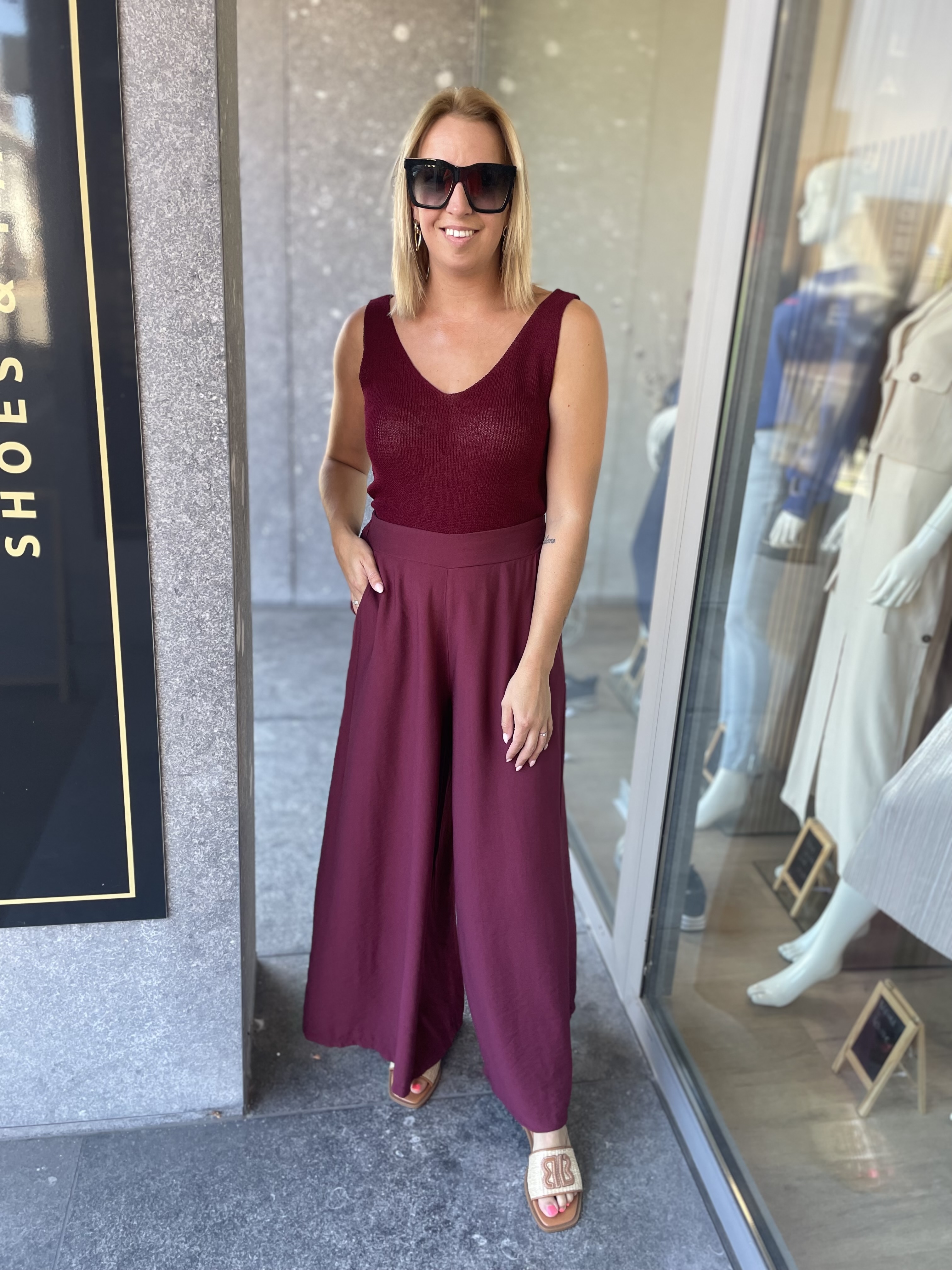 Broek - bordeaux