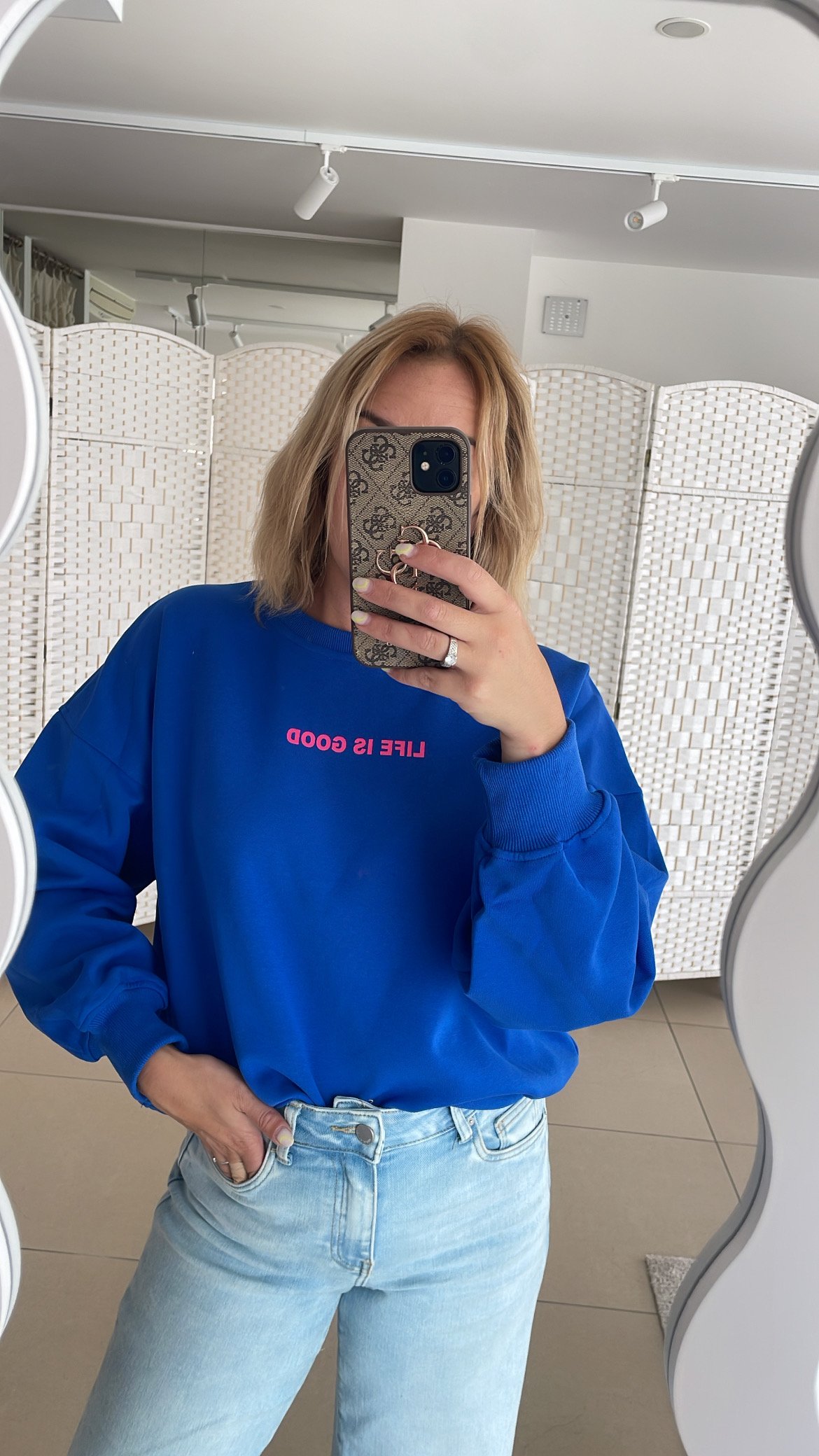 Sweater - blauw
