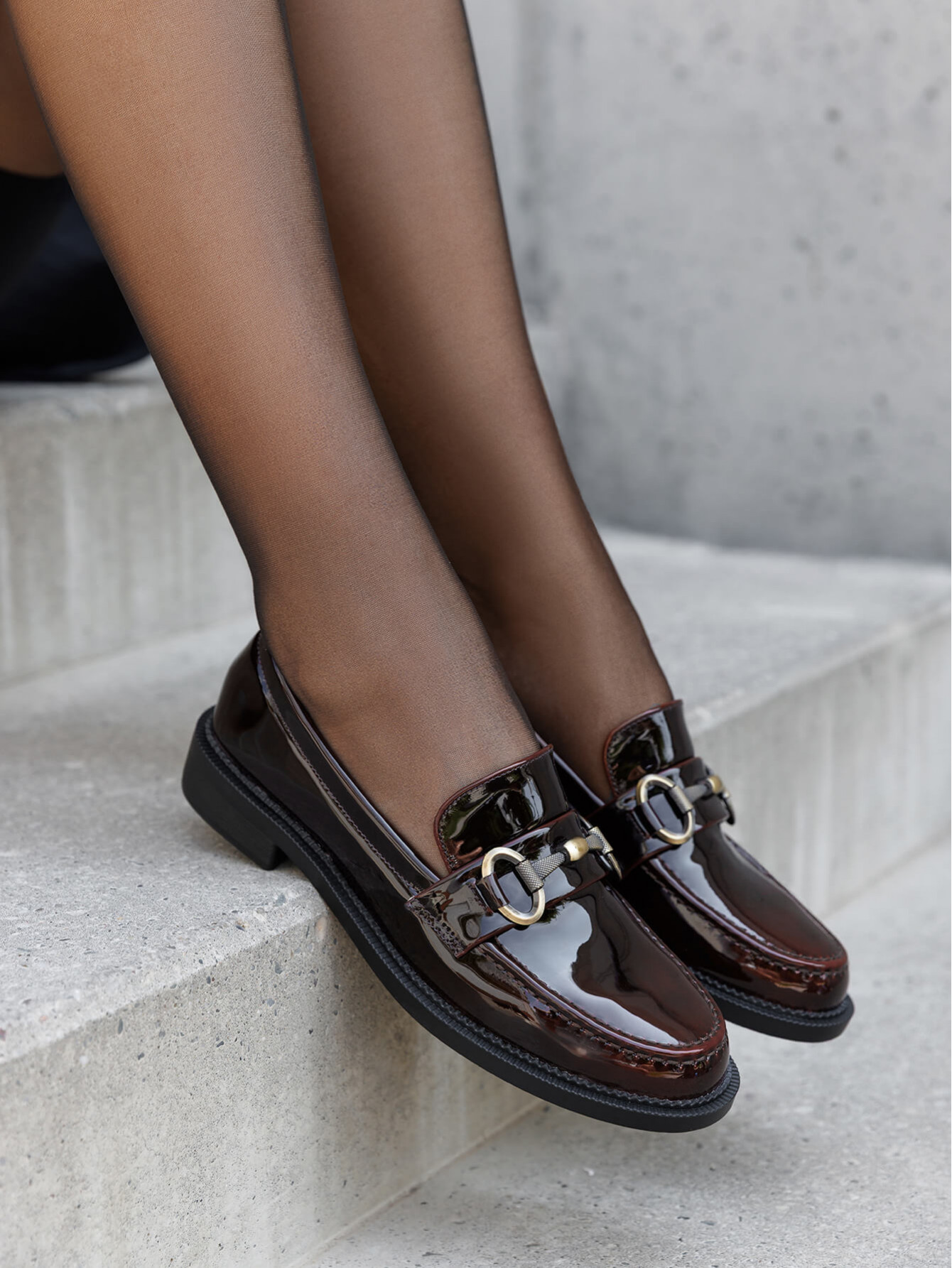 Mocassins - bruin/bordeaux
