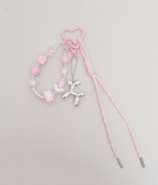 Sleutelhanger - roze