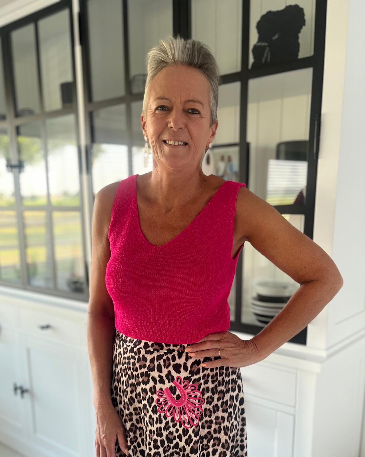 Top - roze