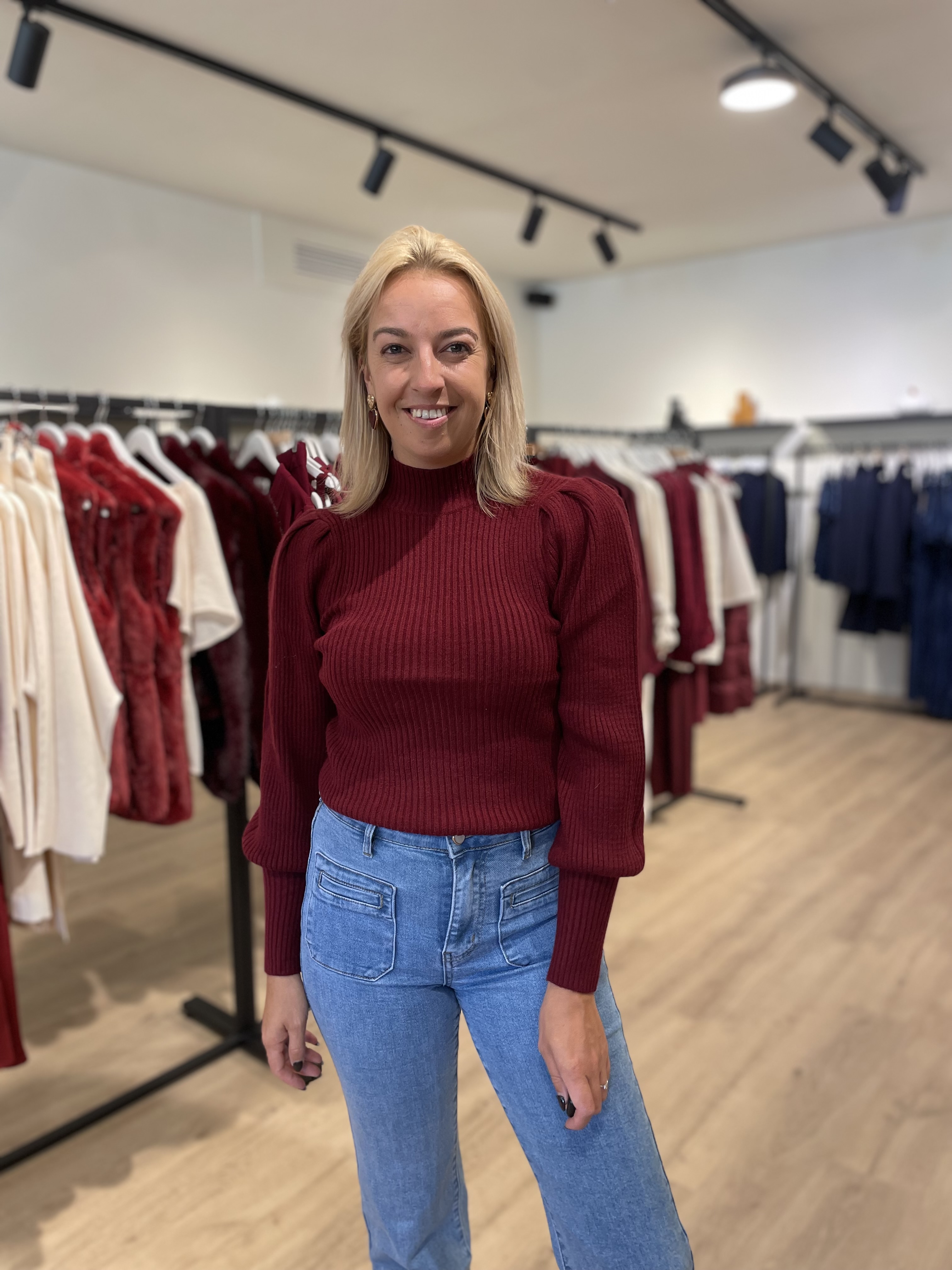 Pull - bordeaux