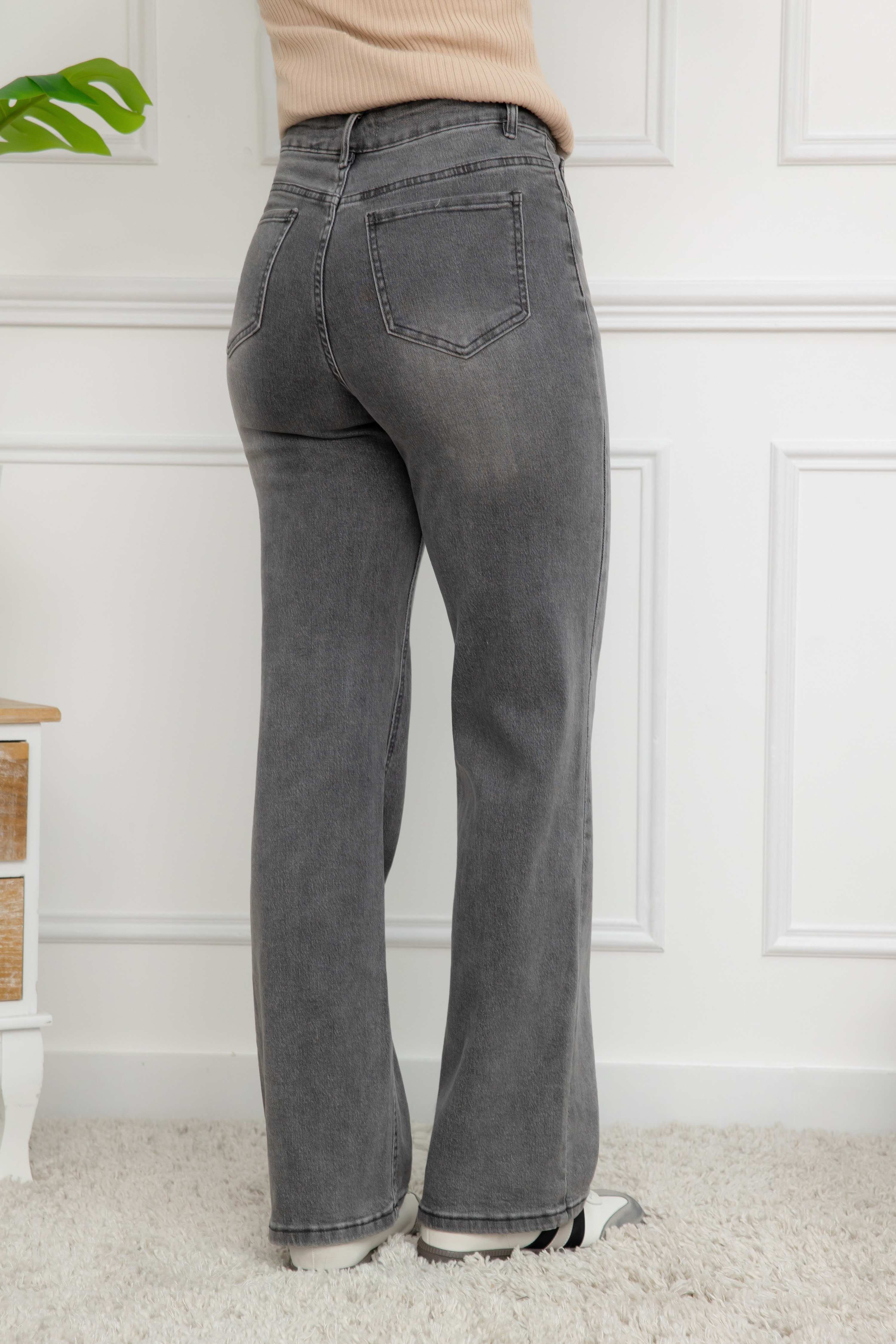 Wide jeans - grijs