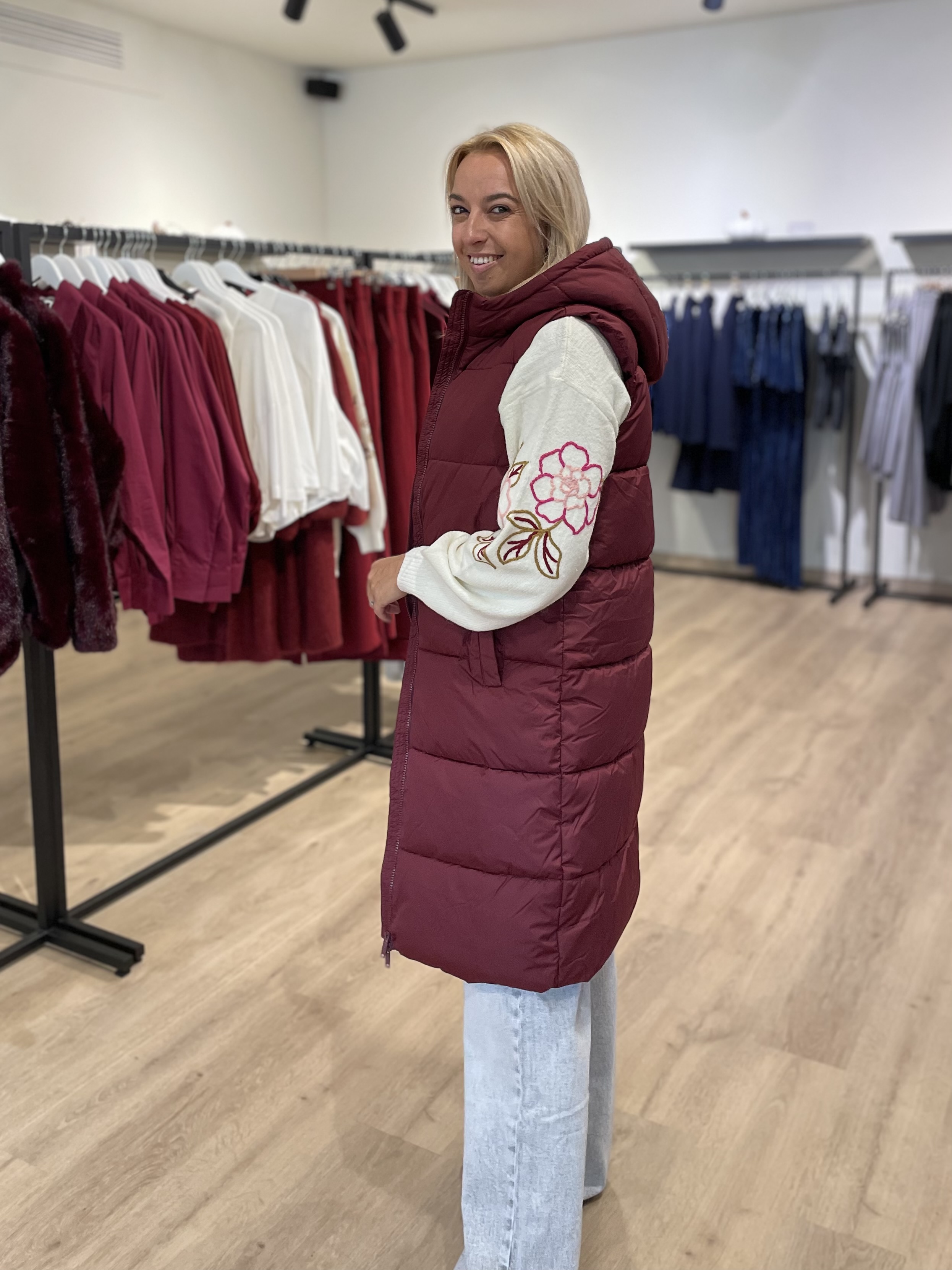 Bodywarmer - bordeaux