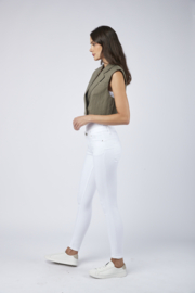 TOXIK wit - middenhoge taille
