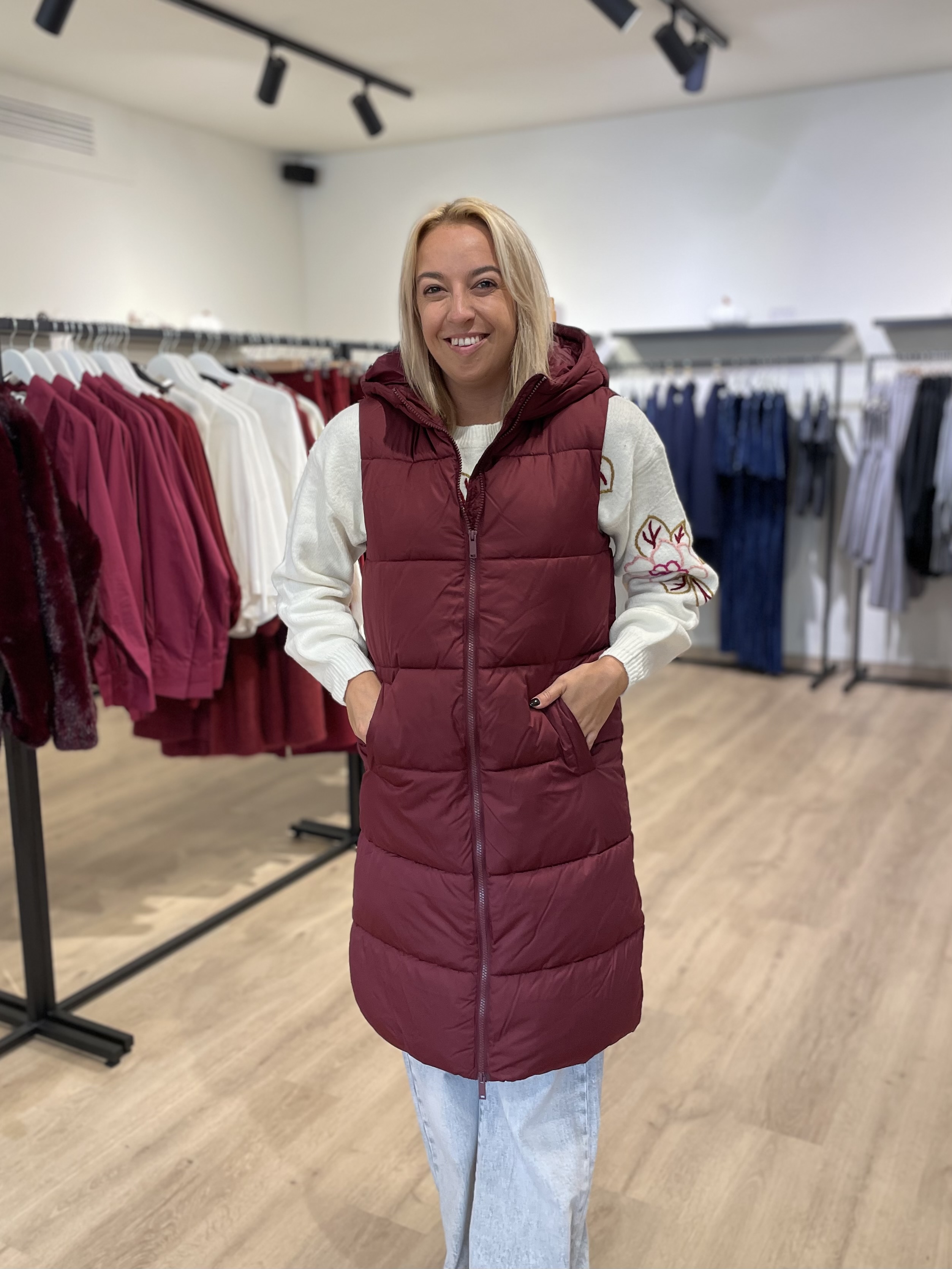 Bodywarmer - bordeaux