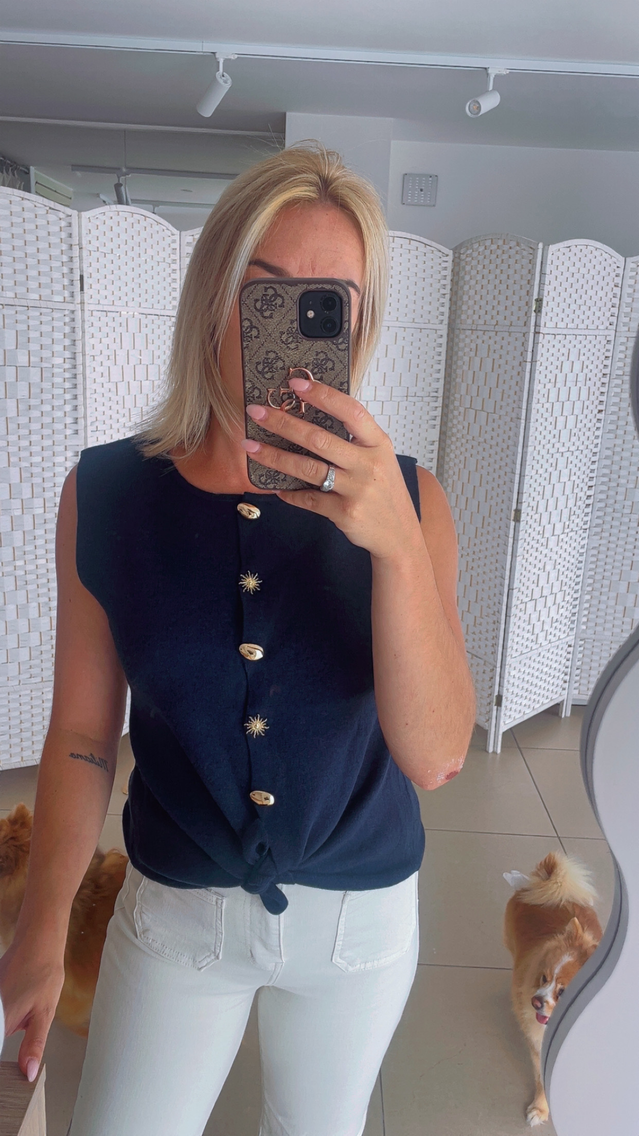 Gilet - blauw