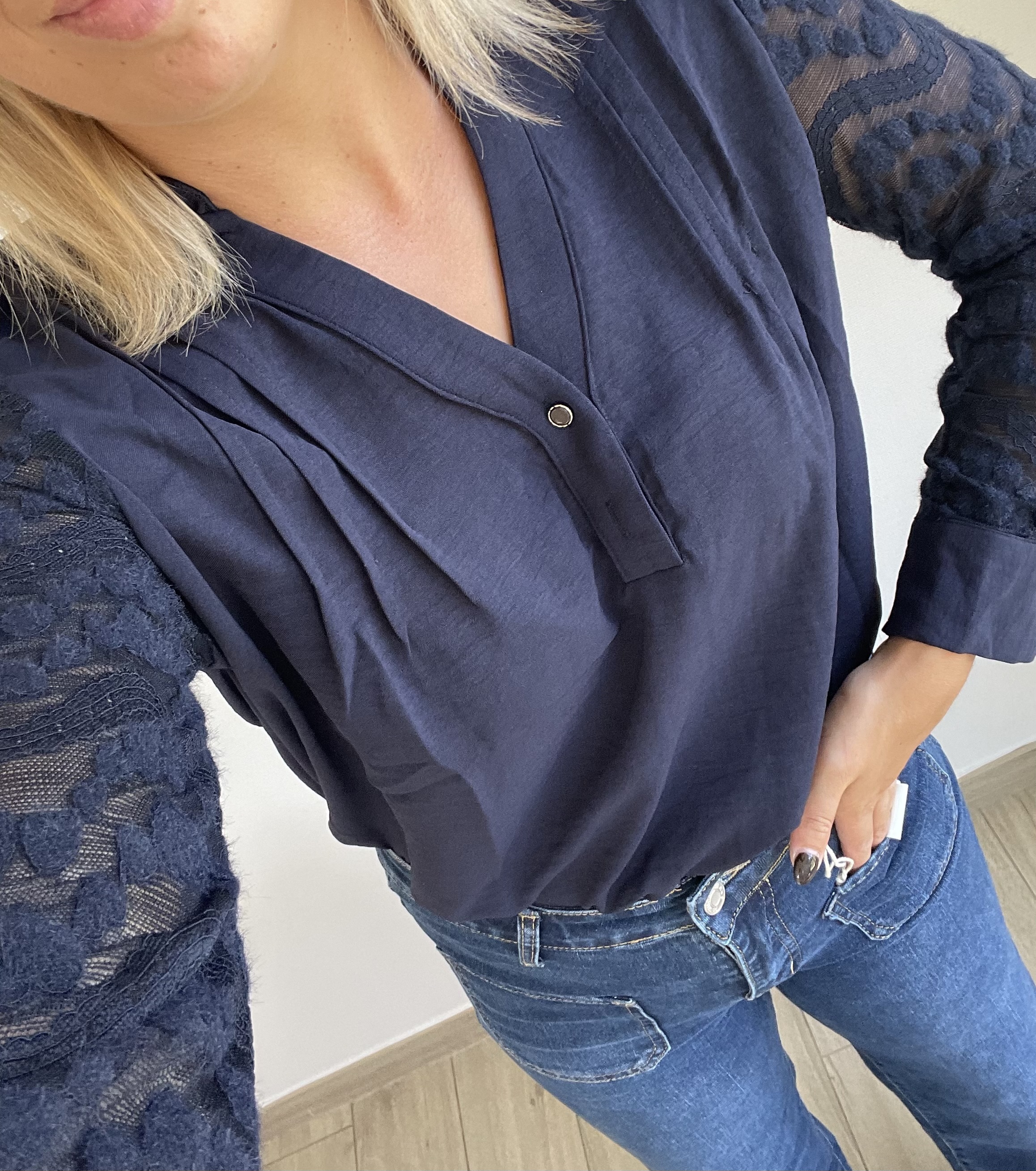 Bloesje - blauw