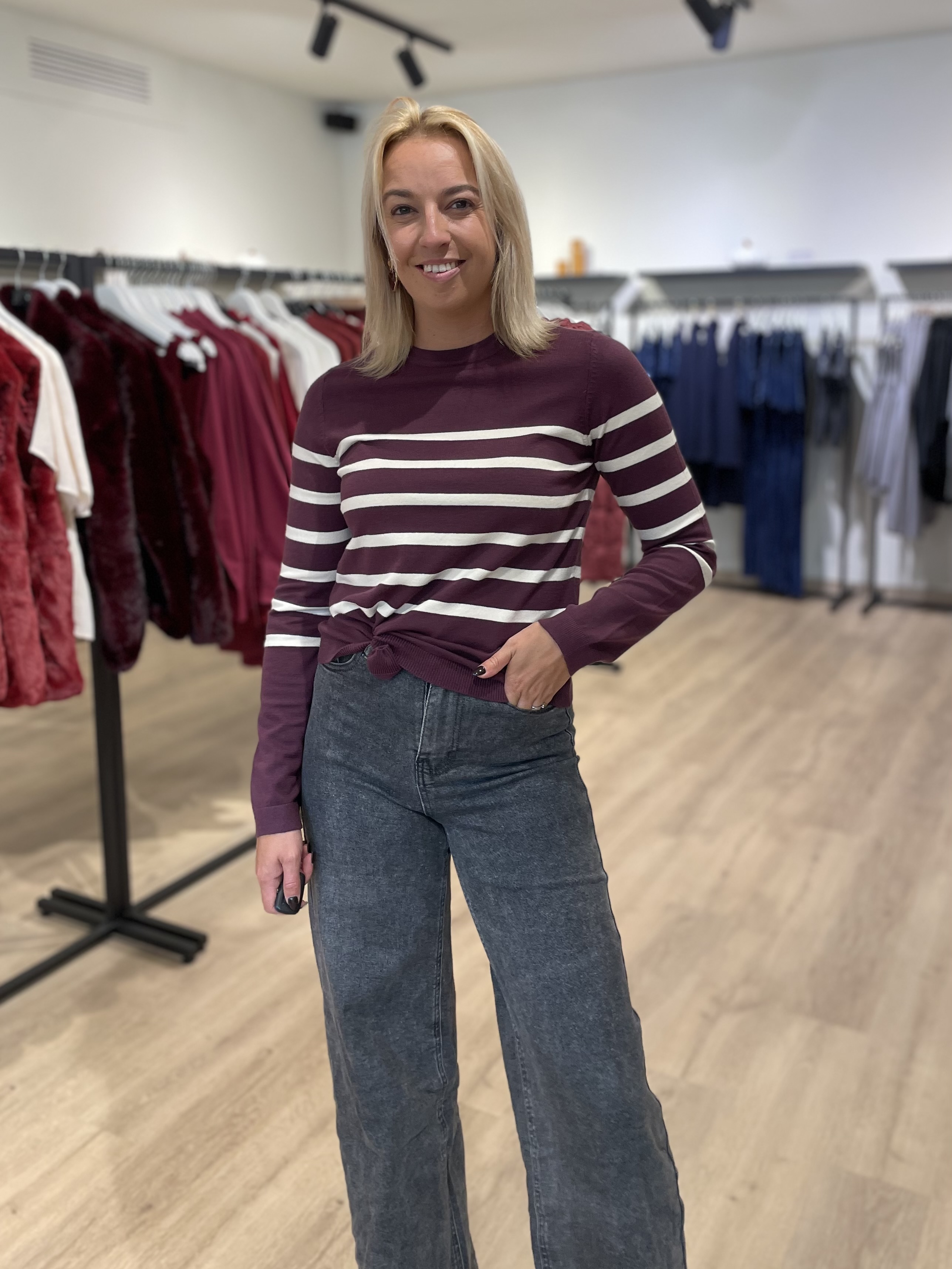 Pull - bordeaux