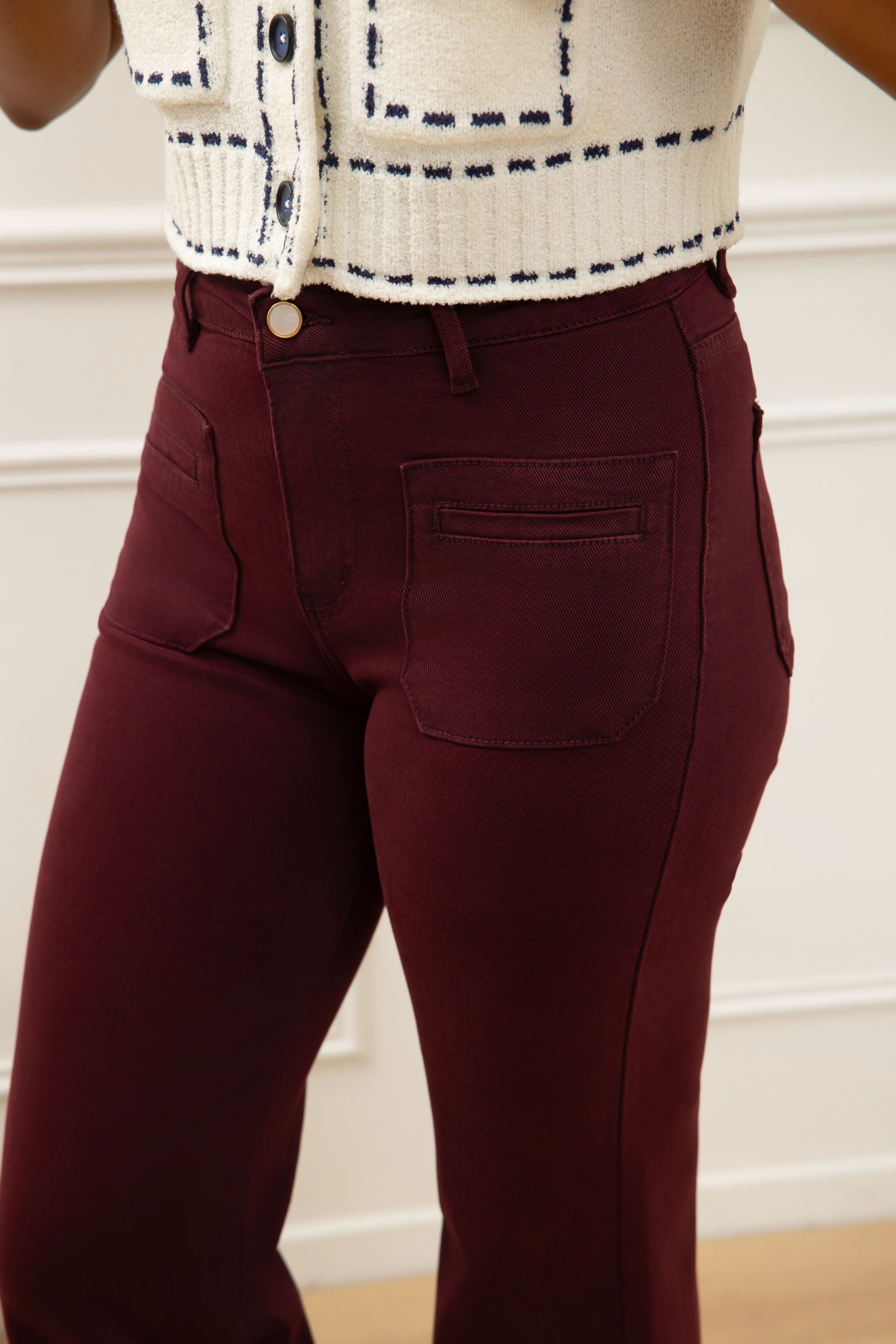 Broek - bordeaux