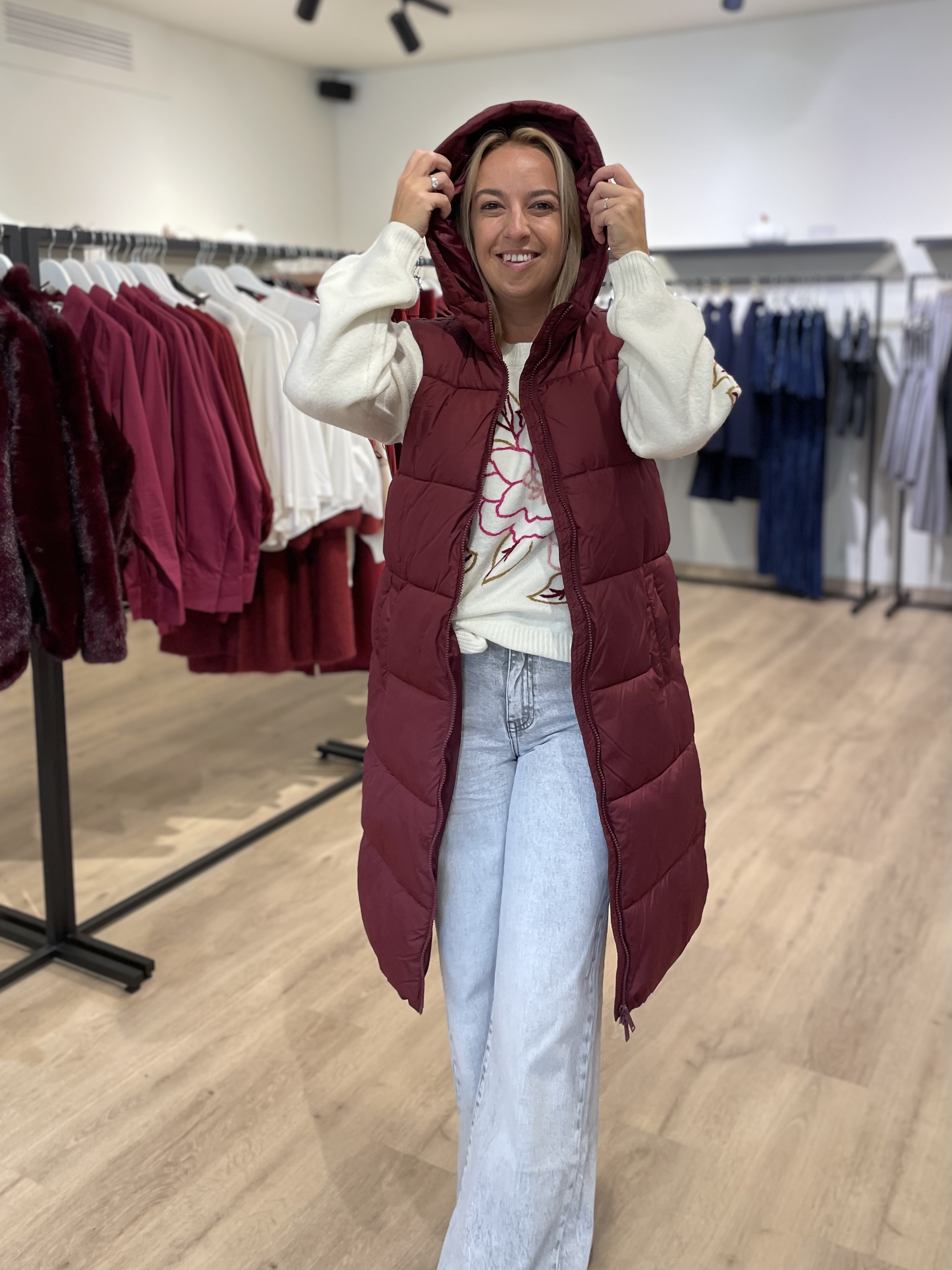 Bodywarmer - bordeaux
