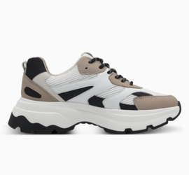 Sneaker - S. Oliver - beige/zwart