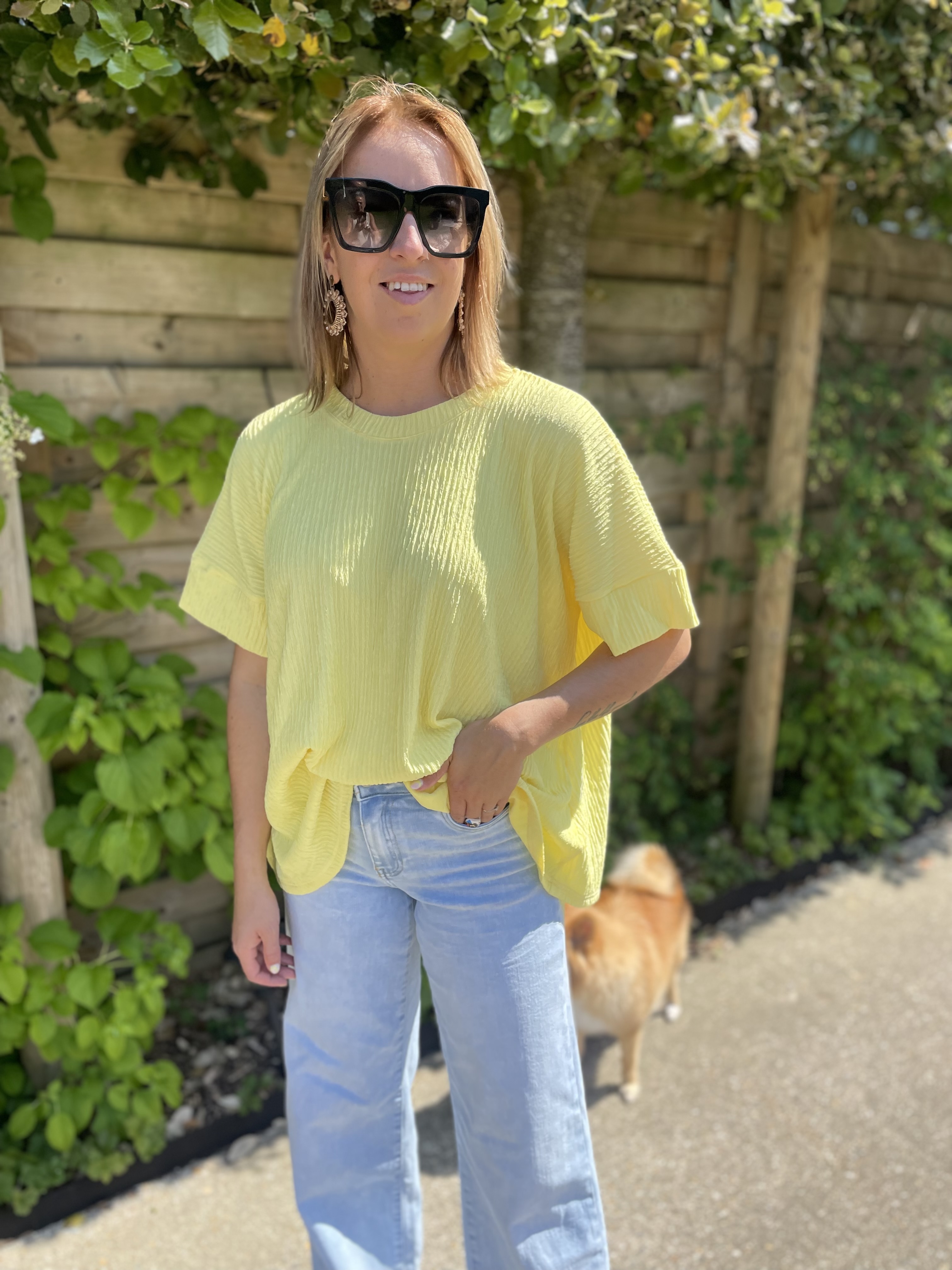 Tshirt - geel
