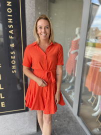 Kleedje - koraal oranje