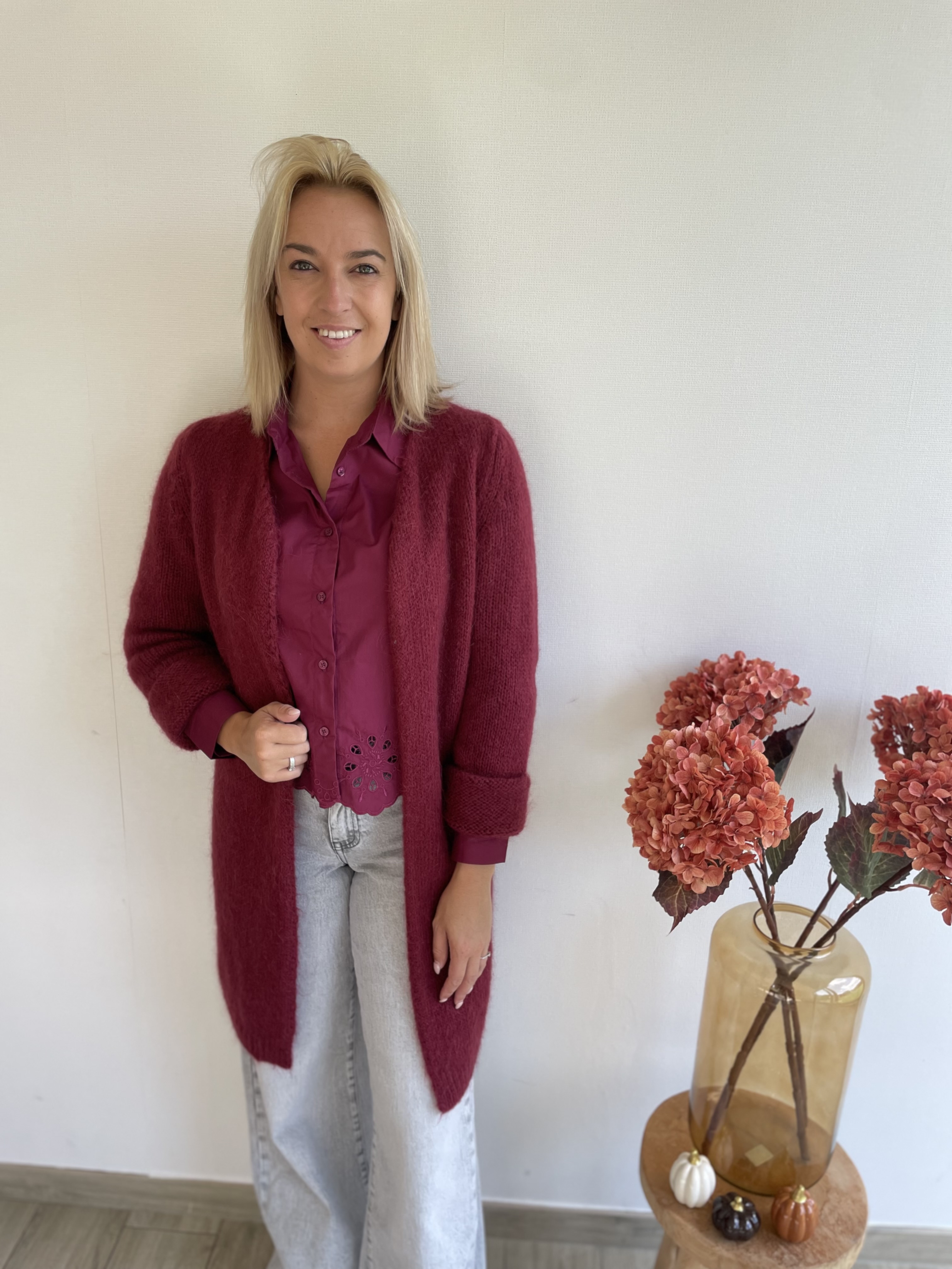 Gilet - bordeaux