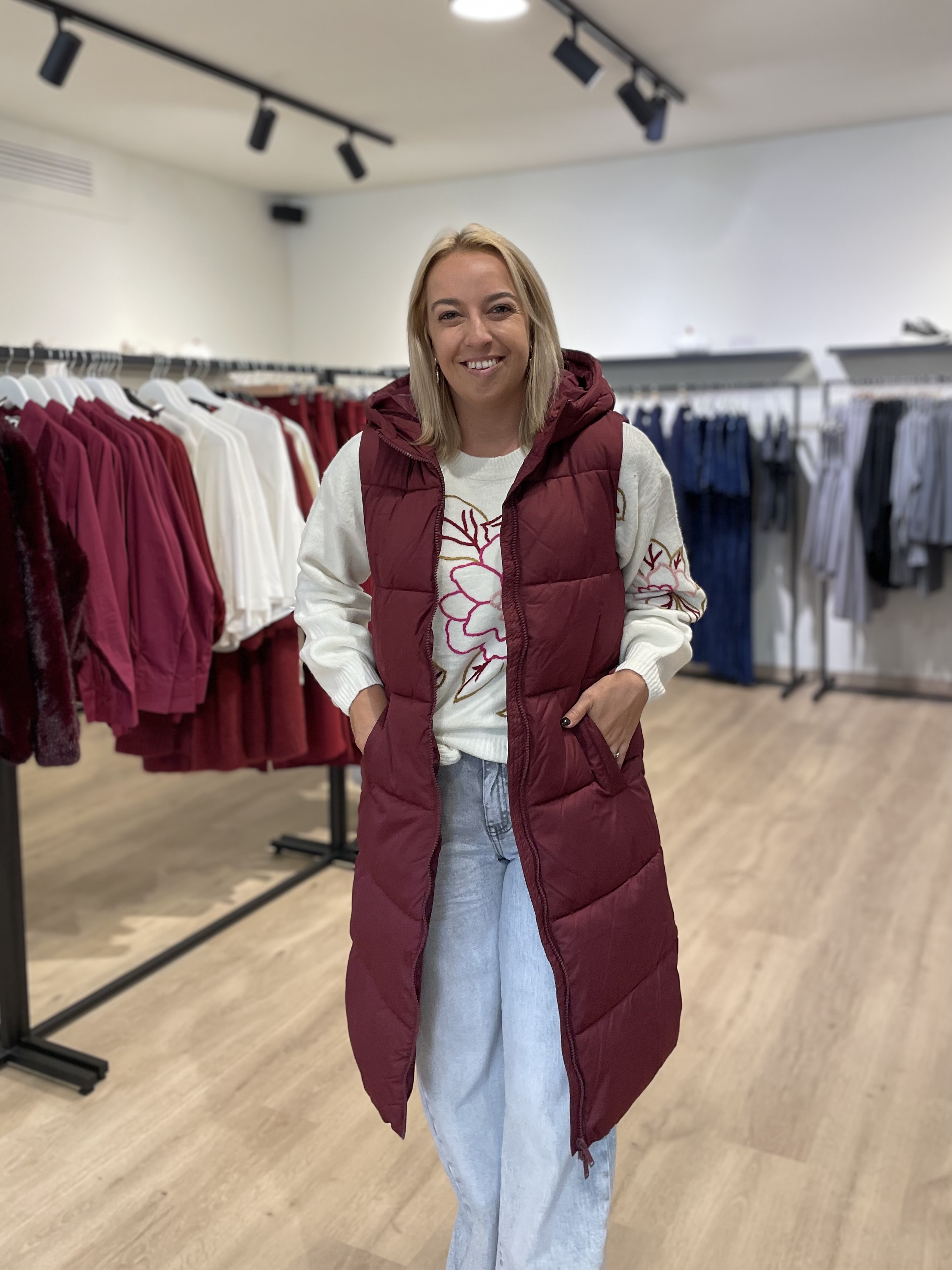 Bodywarmer - bordeaux