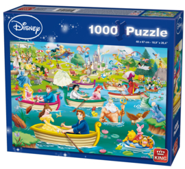 Haalbaarheid Afzonderlijk Millimeter KING DISNEY Fun On The Water | 1000 Stukjes | Puzzlefun