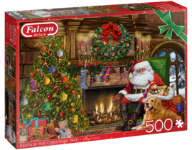 FALCON Santa By The Christmas Tree 500 Stukjes