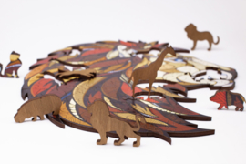 Eco Wood Art Lion 100 Stukjes