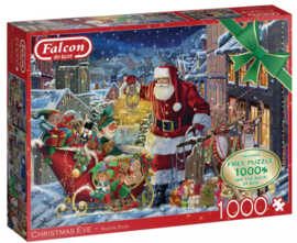 FALCON Christmas Eve 2 x 1000 Stukjes