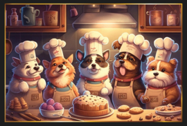 Baking Dogs 1000 Stukjes