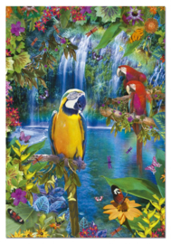 Tropische Papegaaien 500 Stukjes
