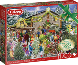 FALCON The Christmas Tree Farm 2 x 1000 Stukjes
