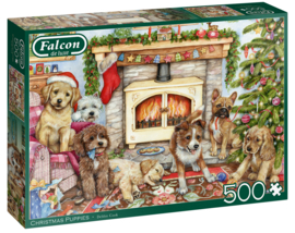 FALCON Christmas Puppies 500 Stukjes