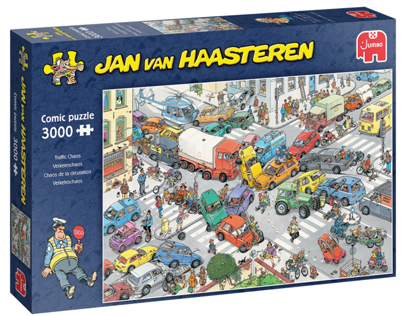 Jan van Haasteren Verkeerschaos 3000 Stukjes