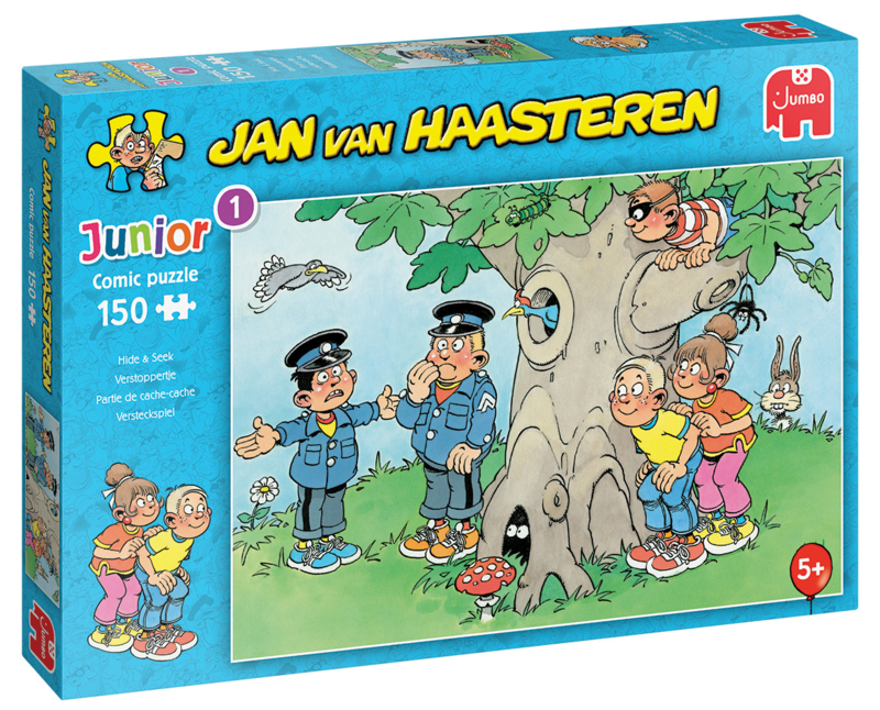 Jan van Haasteren Junior 1 - Verstoppertje 150 Stukjes
