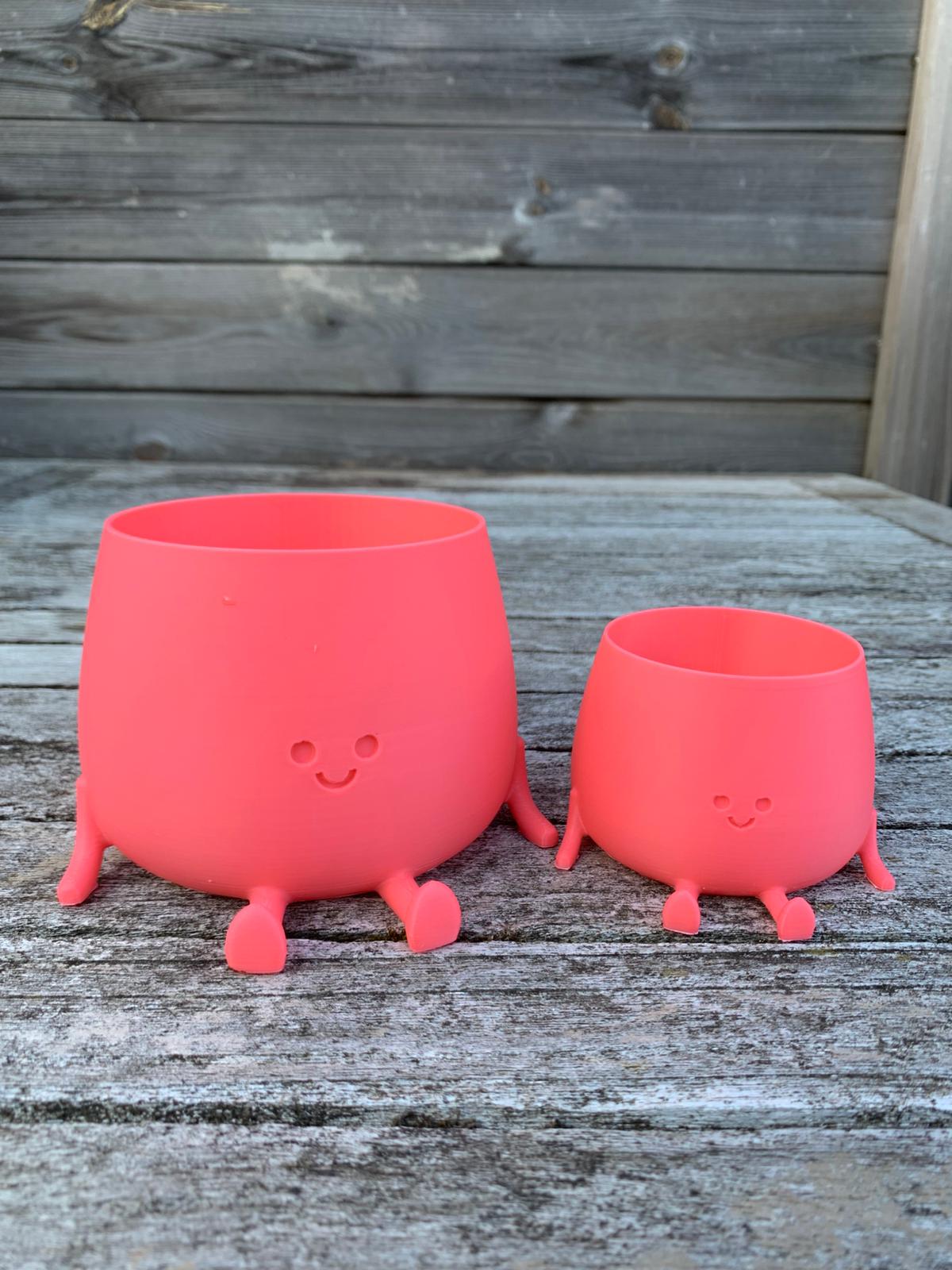 Happy pot groot en klein