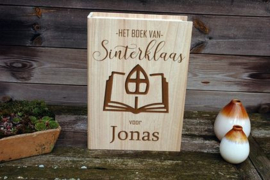 Houten boekkist Sinterklaas