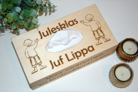 tissuebox voor juf of meester