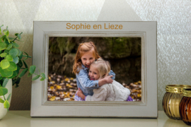 gepersonaliseerde houten fotokader 13x18