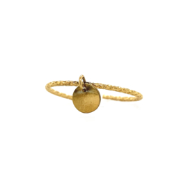 Coin ring goud