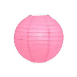 Lampion roze papier 20 cm