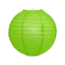 Lampion groen papier 35 cm