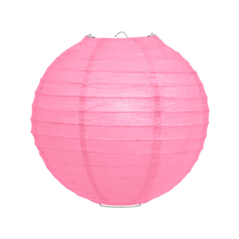 Lampion roze papier 35 cm