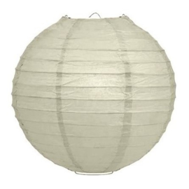 Lampion warmgrijs papier 50 cm