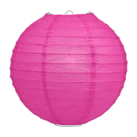 Lampion fuchsia roze papier 50 cm