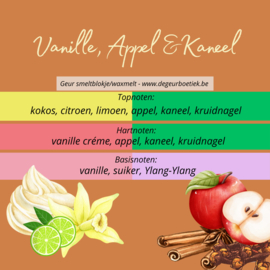 Geur smeltblokje - Vanille Appel & Kaneel