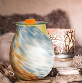 Geurlamp/waxwarmer - Modern Glass