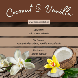 Geur smeltblokje - Coconut & Vanilla