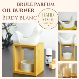 Olie/wax brander - Naturéa - Bamboo Birdy wit