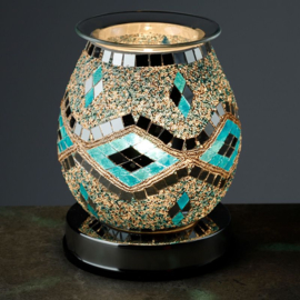 Geurlamp en waxwarmer - Crush Diamond Blue Lagoon