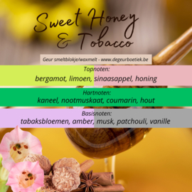 Geur smeltblokje - Sweet Honey & Tobacco