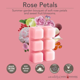 6-pack geur smeltblokjes - Rose Petals