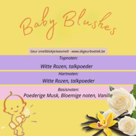 Geur smeltblokje - Babypowder Blushes